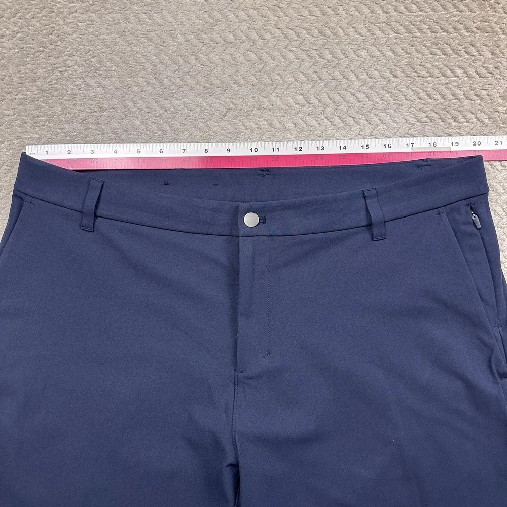 Lululemon Commission Pant Chinos Classic Warpstreme Mens Sz 40x31 Navy Blue